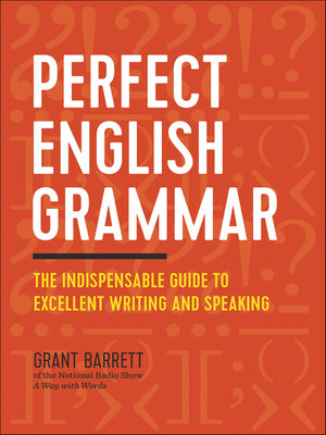 cover image of Perfect English Grammar